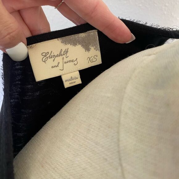 Elizabeth and James Sheer Layered Sleeveless Tank Top Size XS - Picture 5 of 5